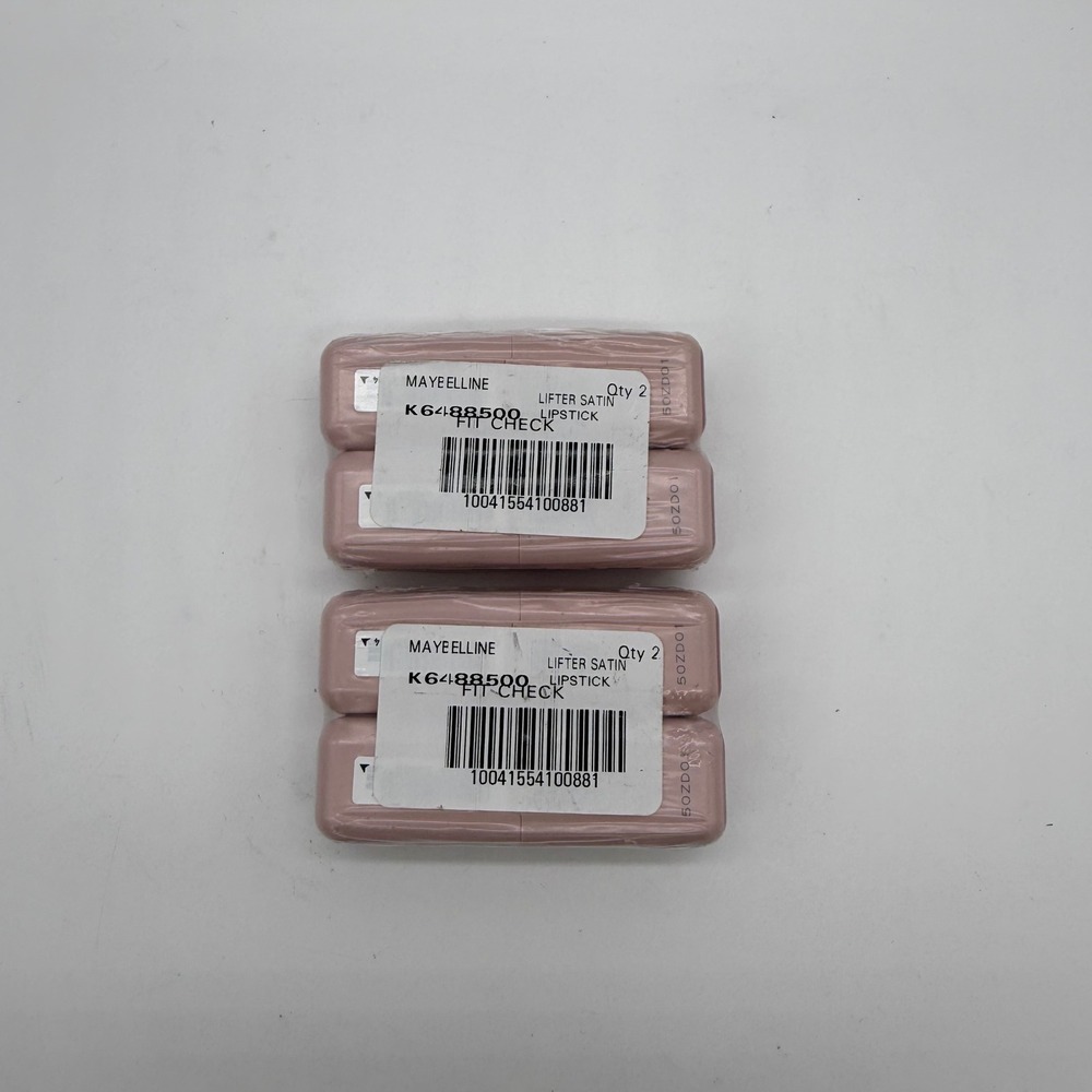 Maybelline Lifter Satin Lipstick 108 Fit Check 4 Pack Pink Nude